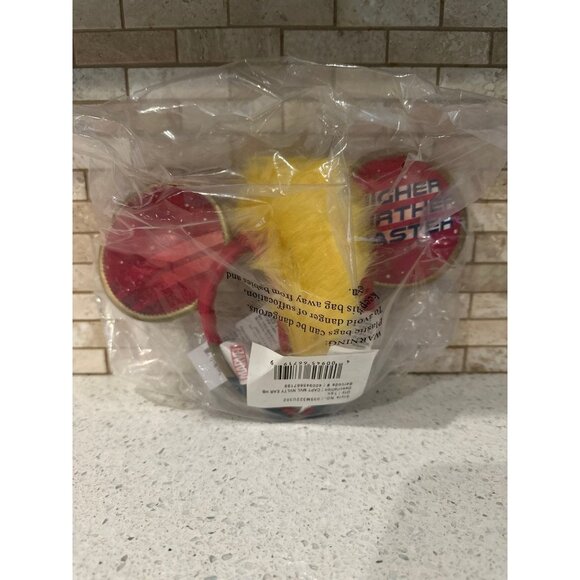 Disney Parks Marvel Captain Marvel “Higher Further Faster” Mohawk Mickey Ears - Picture 2 of 2
